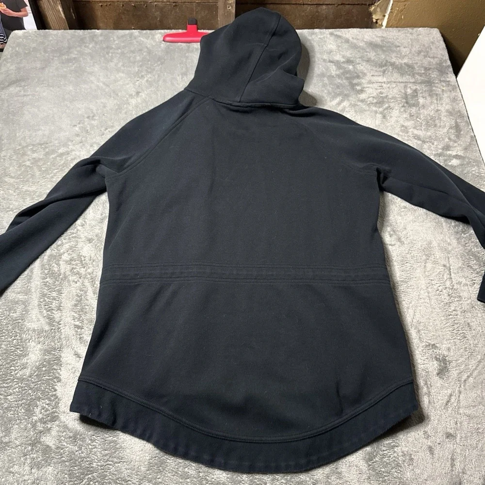 Nike Tech Fleece Cape Hoodie‎ Women's Size Medium Black Activewear Full Zip